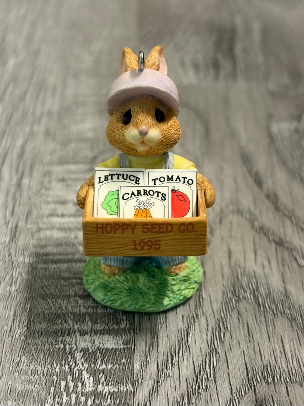 Hallmark High Hopes Tender Touches Easter Spring Bunny Seeds Ornament (1995)